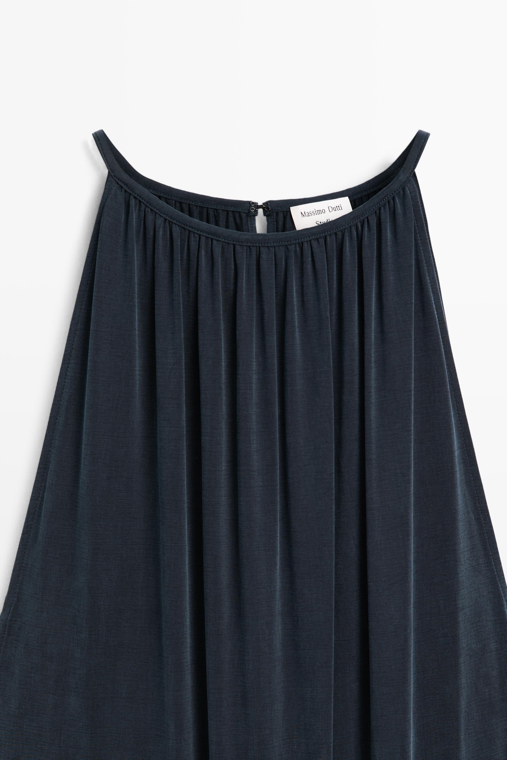 Robe midi fluide à plis - STUDIO